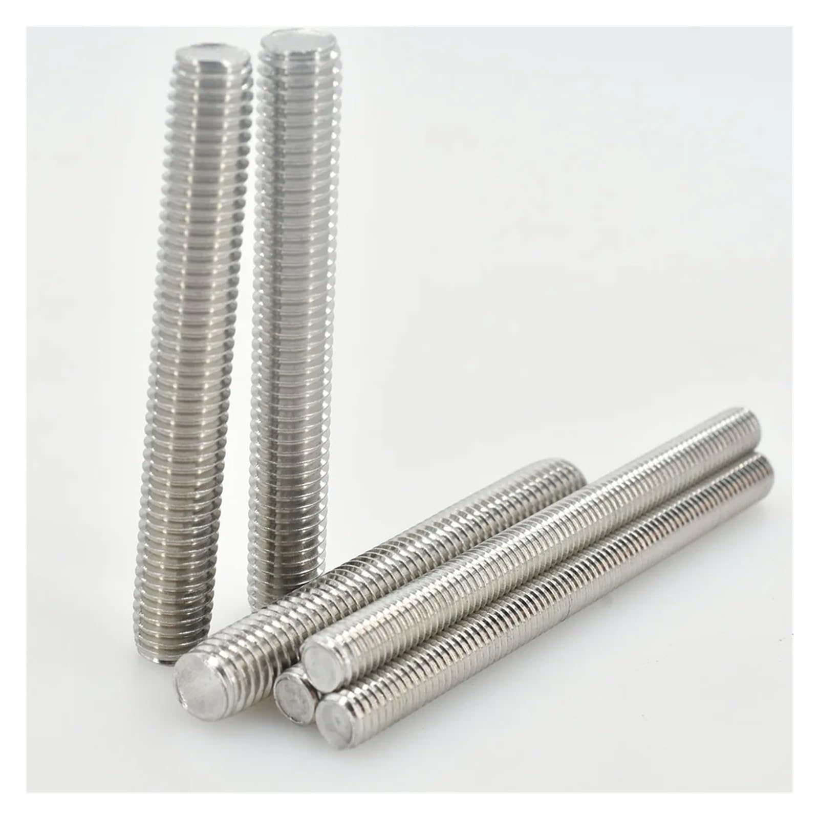 Gewindestange Edelstahl-Gewindestange, vollständig metrisches Gewinde, Stangenbolzen, Schraubenbefestigungen, Bolzenstangen(300mm,M12 (2Pcs))