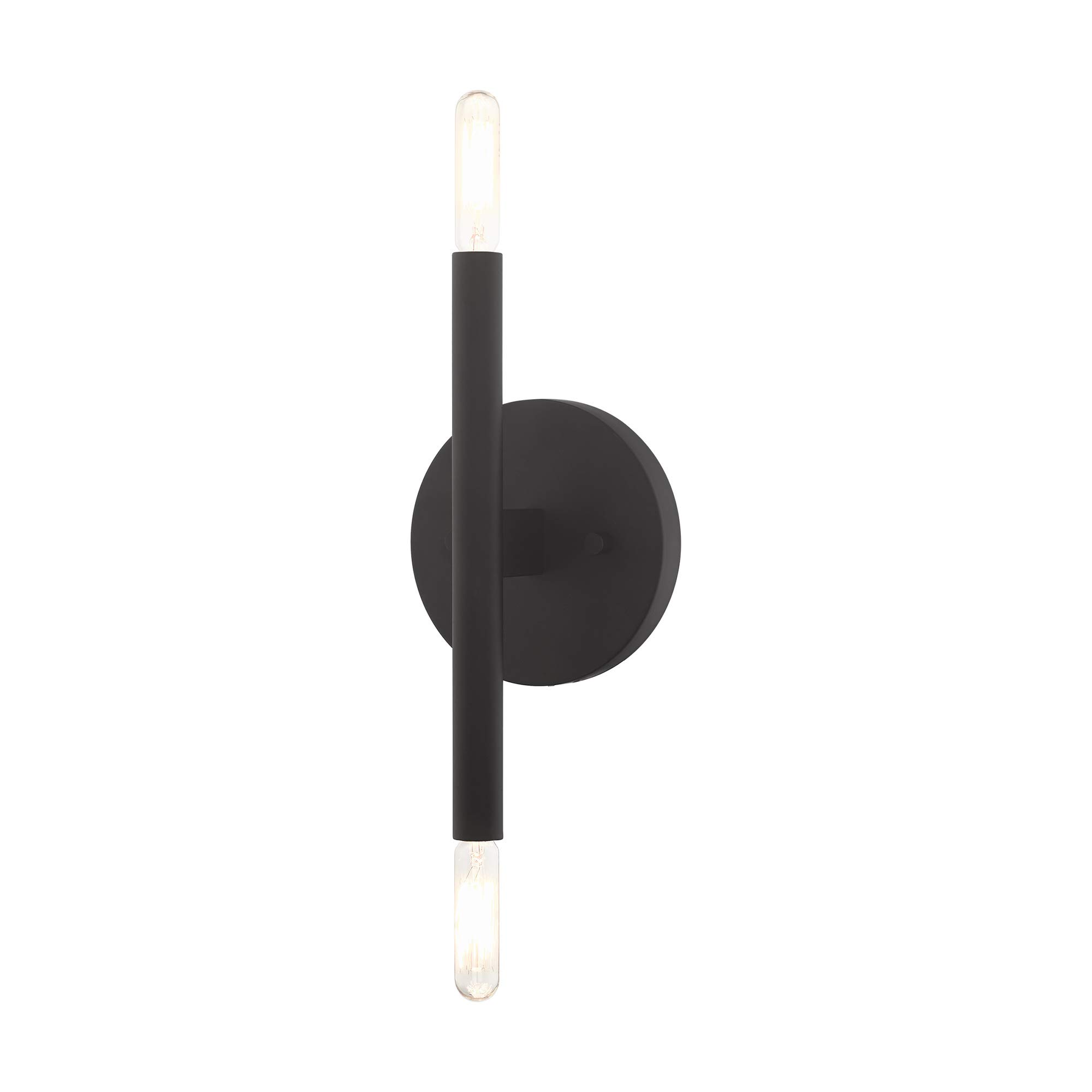 Livex Lighting 51172-04 Copenhagen 2-Light Wall Sconce, Black