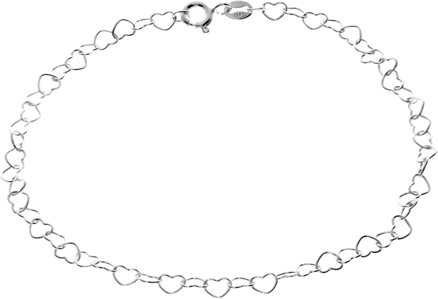 UK – 925 Sterling Silver Rhodium Plated Fancy Modern Anklets Bracelets – Mother day Daughter Women Birthday Giftideas