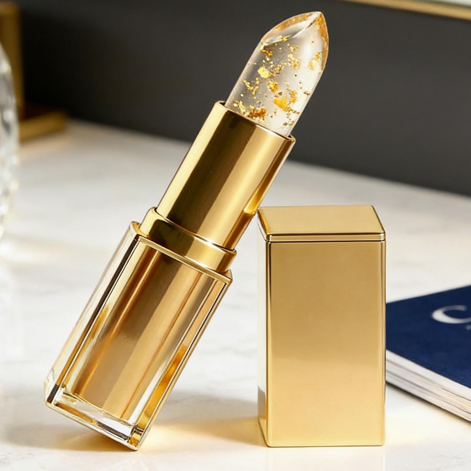 Lápiz labial que cambia de color PH: maquillaje hidratante a prueba de transferencia, fórmula y duradera para mujeres, viajes diarios, citas, vacaciones al aire libre, ocasiones especia — view 3