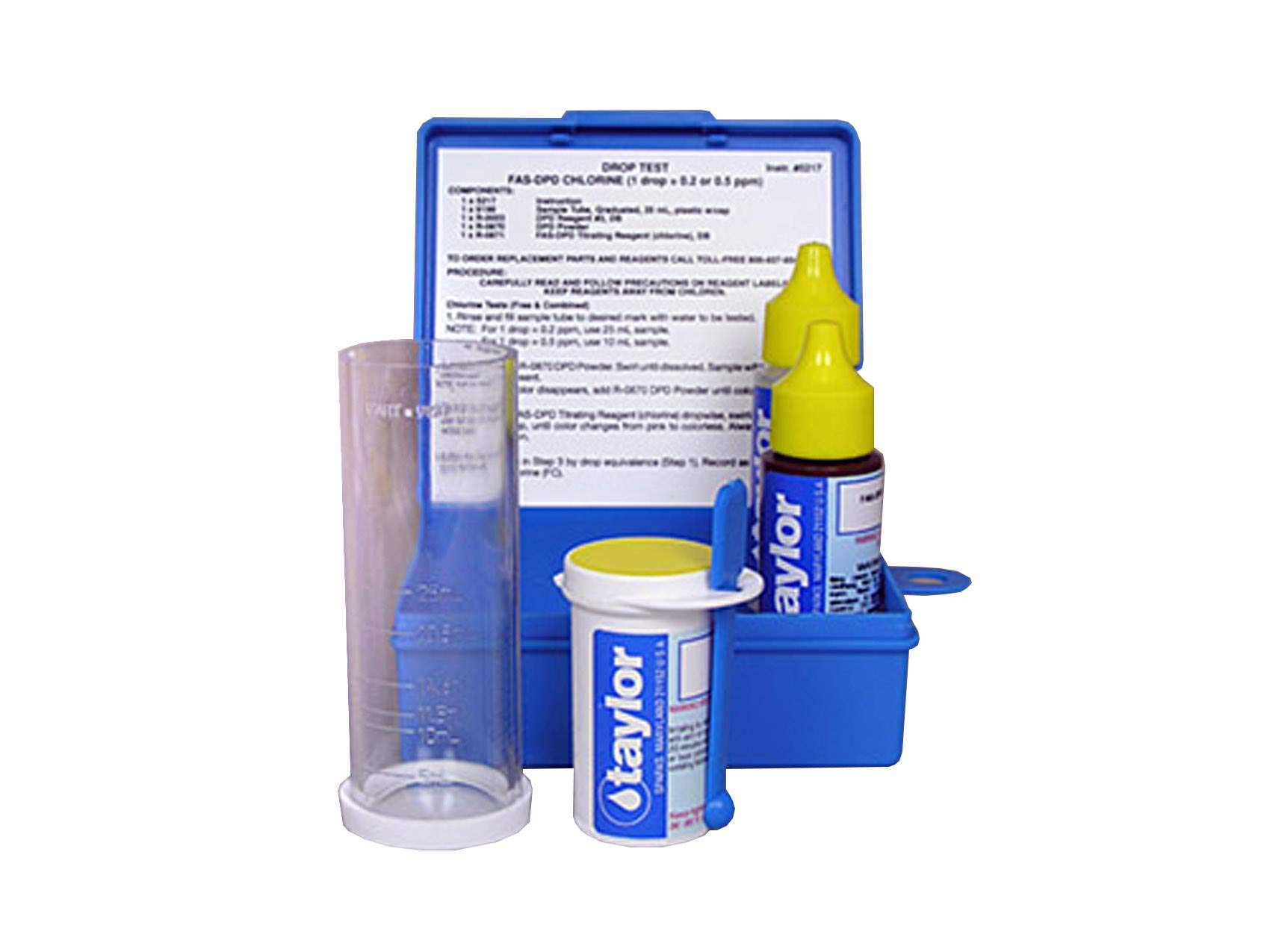 Taylor K1515A Drop Test Swimming Pool Free & Combined Chlorine FAS DPD