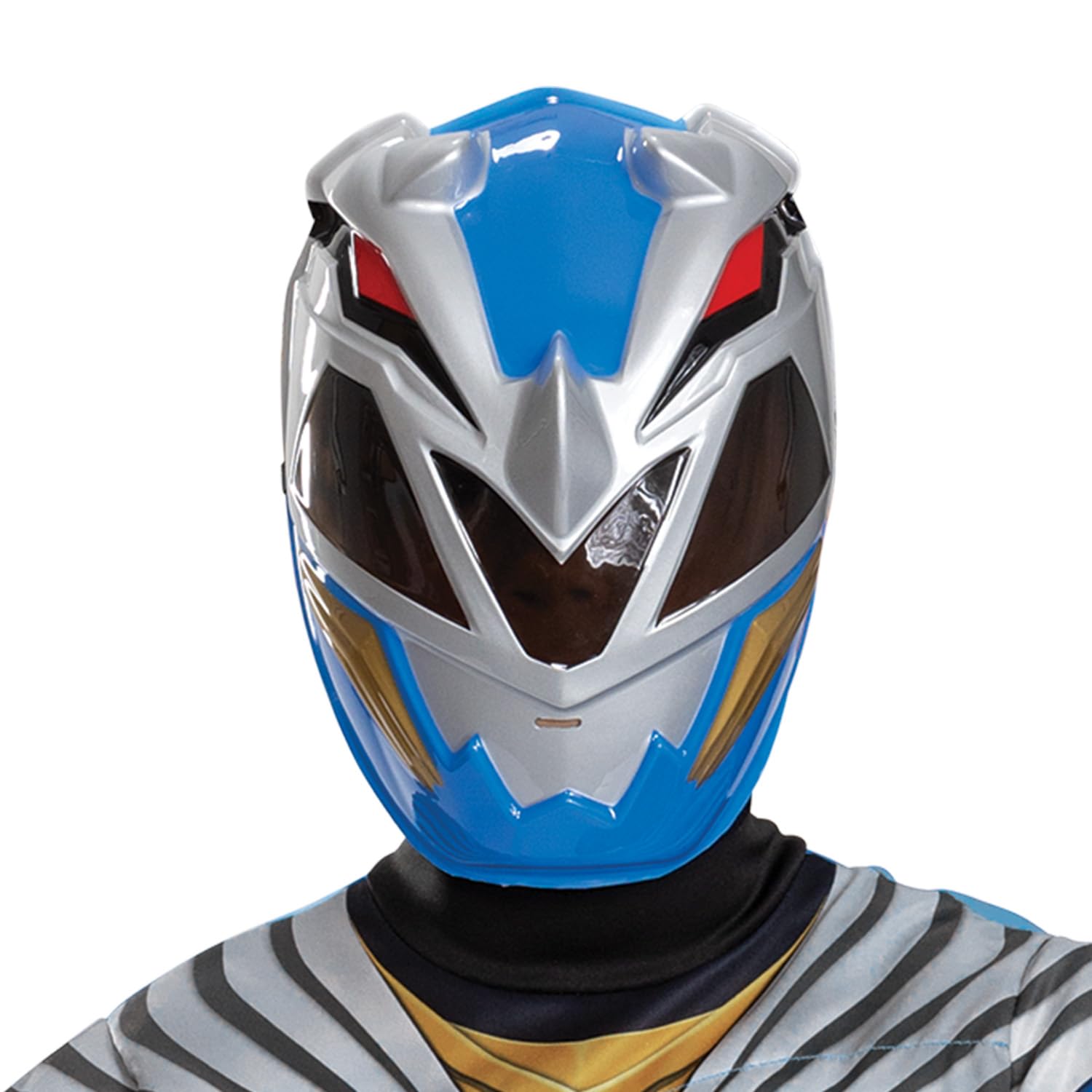Disguise Blue Ranger Costume for Kids, Official Muscle Padded Power Rangers Cosmic Fury Costume, Child Size (4-6)