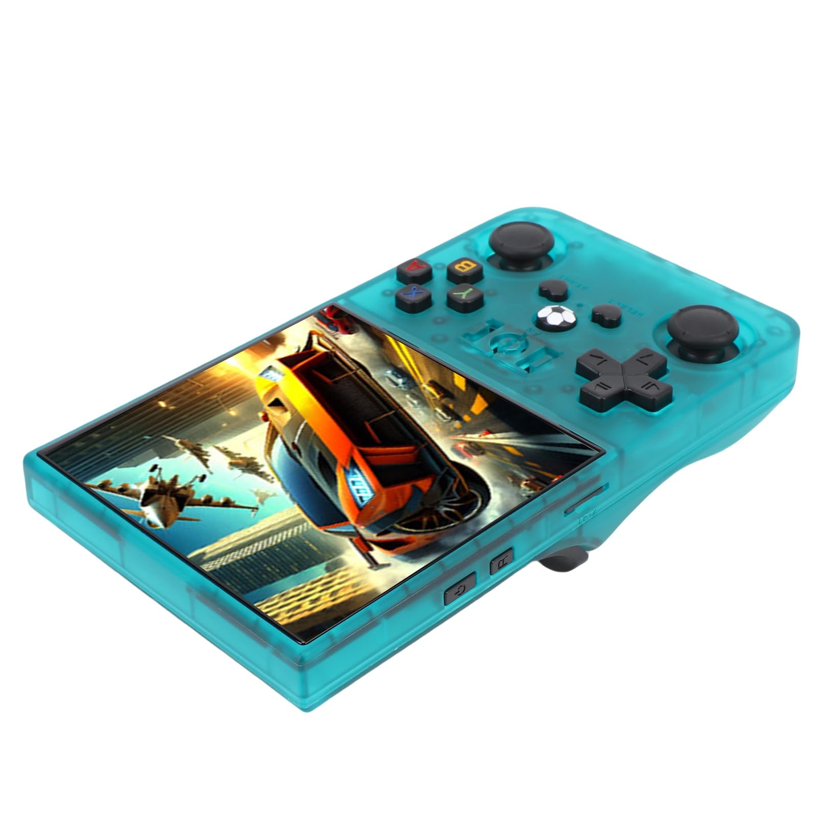 Fabater Open-Source-Handheld-Spielekonsole mit Hochauflösendem Bildschirm und über 60 Emulatoren für Retro-Game-Enthusiasten, Tragbarer Videospiel-Player (Klares Grün #15)