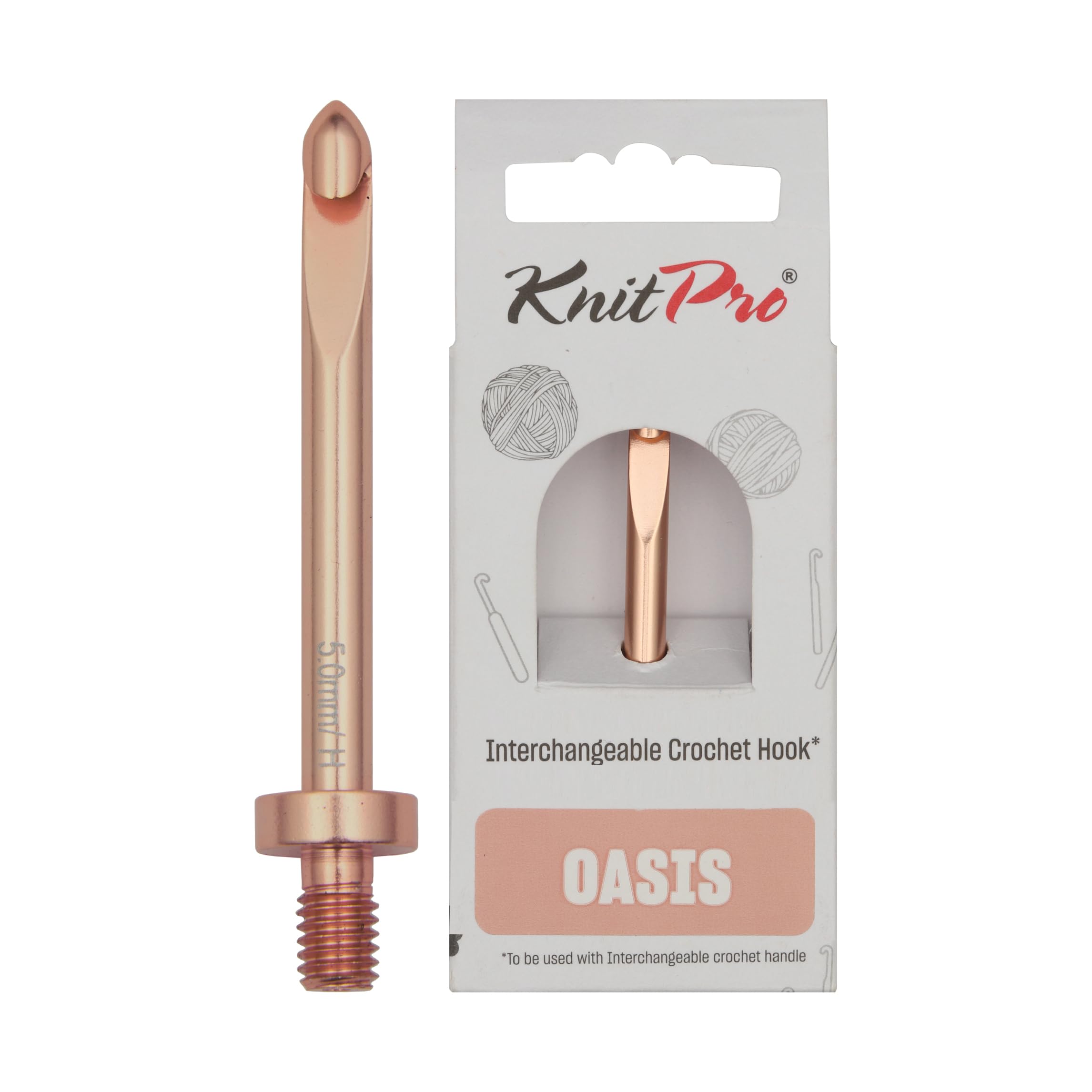 Knitpro Oasis Inter. Punte Per Uncinetto 4,00 Mm - 1 Pz.-image