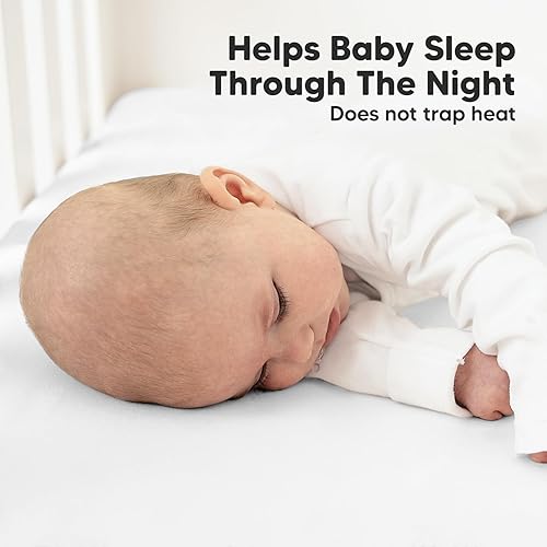 Miniatura 5 de Paquete de 2 sábanas orgánicas para cuna para niños, niñas, sábana bajera ajustable de jersey, sábanas neutrales para cuna, sábana de colchón para