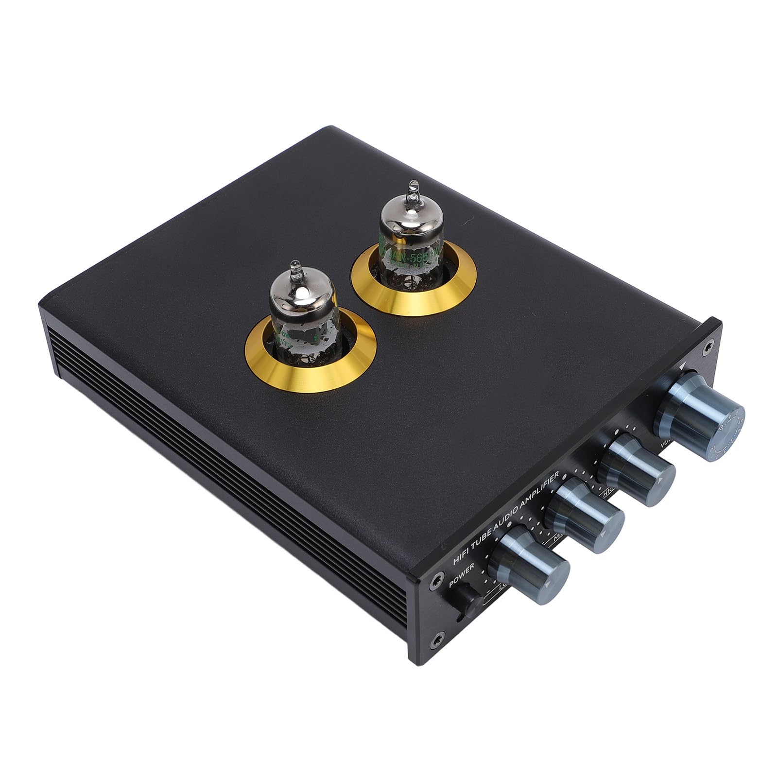 Preamplificatore a Tubo a Vuoto, Preamplificatore Hi-Fi di Grado Audiofilo con JWM5654 e EQ a 3 Bande per i Sistemi Cambridge Enon (Spina europea)