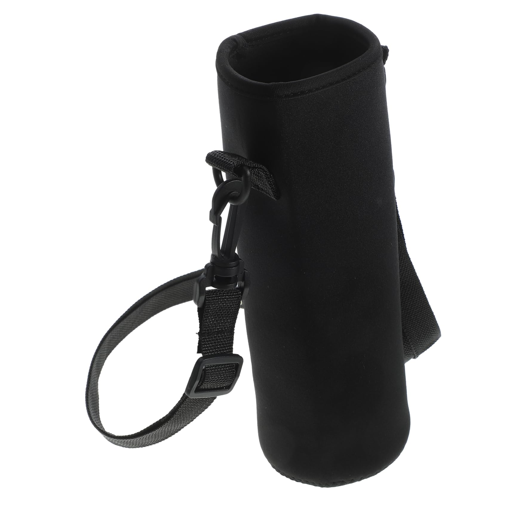 Toyvian juego de tazas bolsa manga botella de bebida agua portabotellas tapa de botella de aislamiento paño de buceo Negro