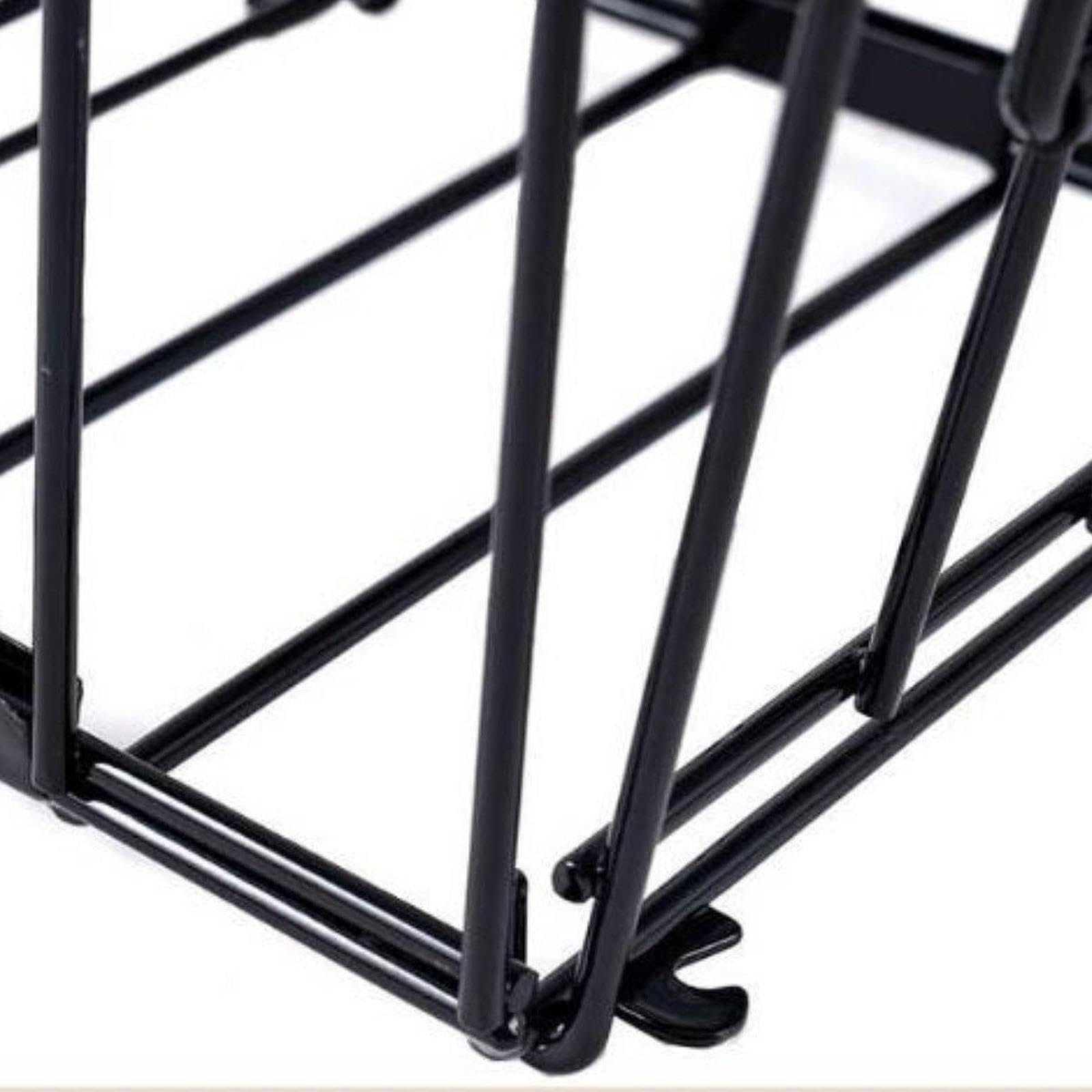 Canasta para Pelotas de Tenis con Ruedas Cesta Recogepelotas Organizador de Bolas Estante Sólido de Hierro Montaje Rápido Adecuado para Canchas de