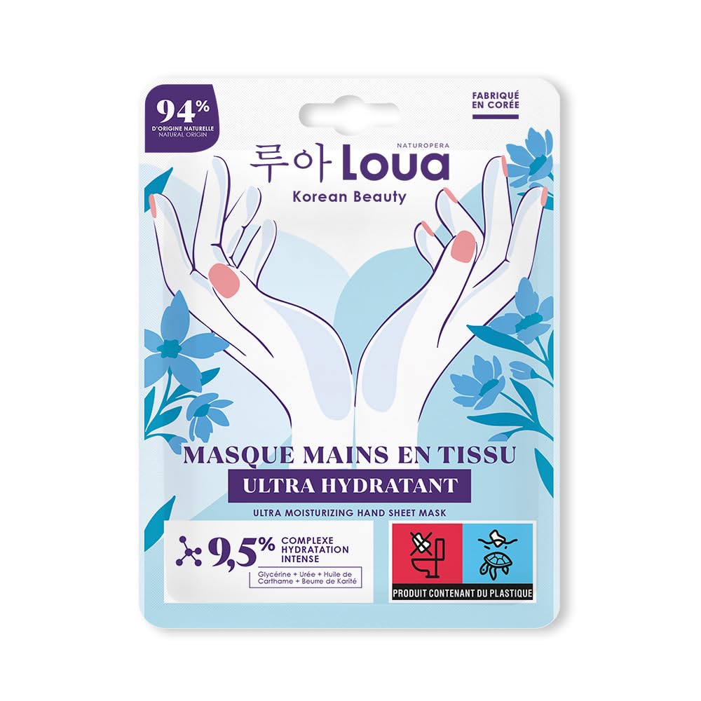 Loua Hydrating & Protecting Hand Sheet Mask 1 Pair 14ml