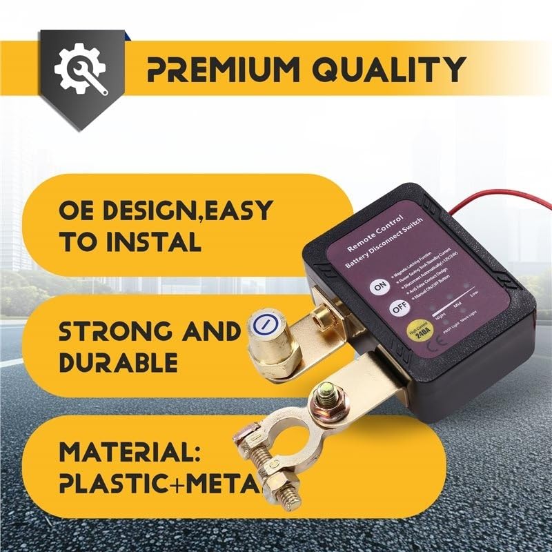 A99F-24V/12V 240A Battery Disconnect Switch Power Off Switch for Car Battery Power-Off Switch