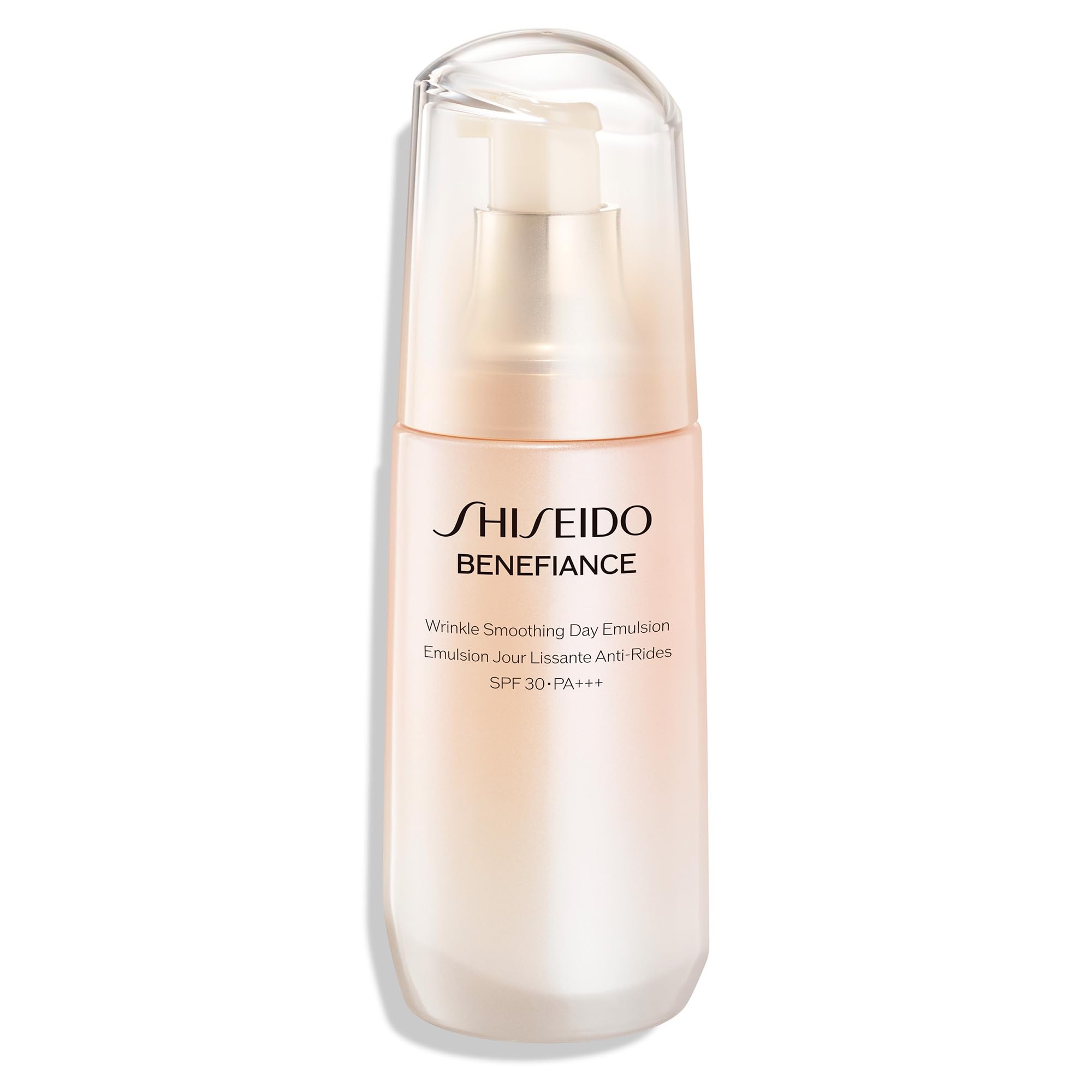 Shiseido I Benefiance I Wrinkle Smoothing Day Emulsion SPF 30 75 ML | Crema Idratante Anti-età | Emulsione Giorno Leggera e Rinfrescante per una Pelle Visibilmente più Liscia e Rimpolpata