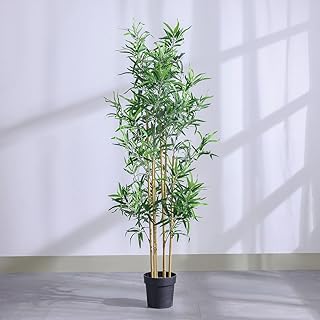 Tall Bamboo Artificial Plant 145 cm with 183 Leaves