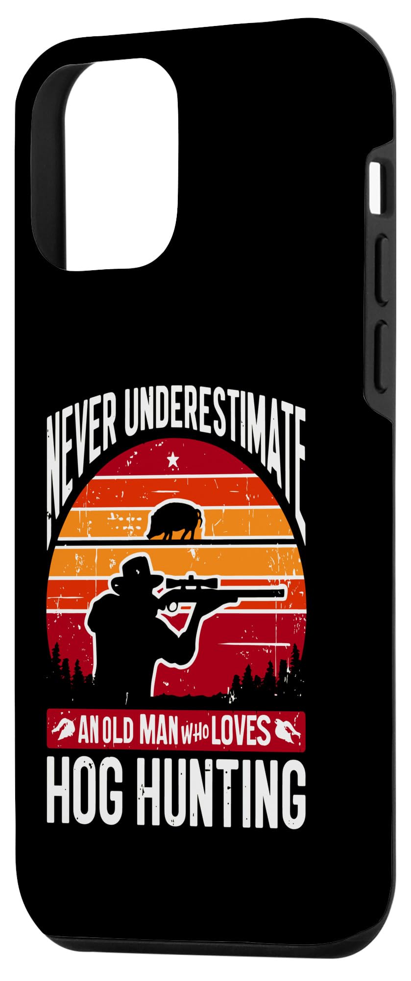 iPhone 12 mini Hog Hunting Hunter Wild Pig Huntsman Hunt Boar Hunters Case - Image 2
