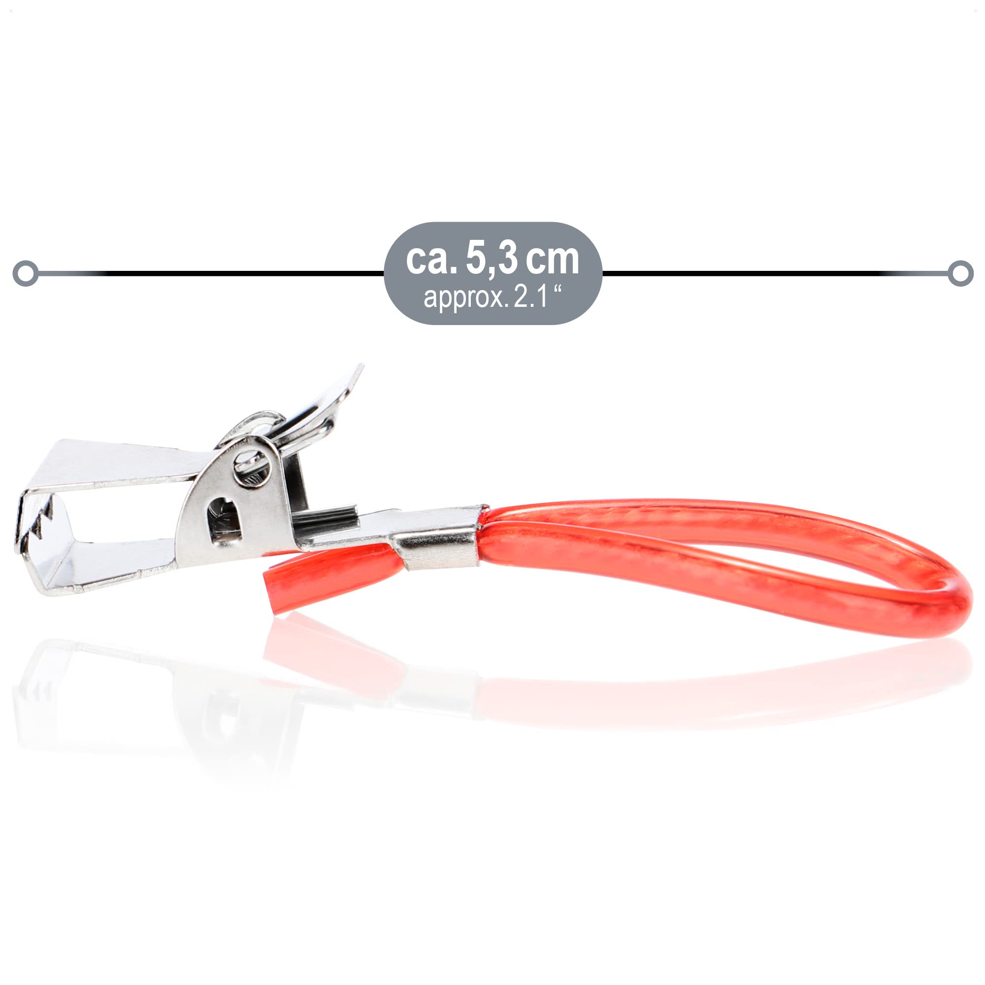 4 Clip Porta Asciugamani Con Passanti – Ganci In Metallo Nichelato Antiruggine, Per Cucina E Bagno, Fissaggio Forte
