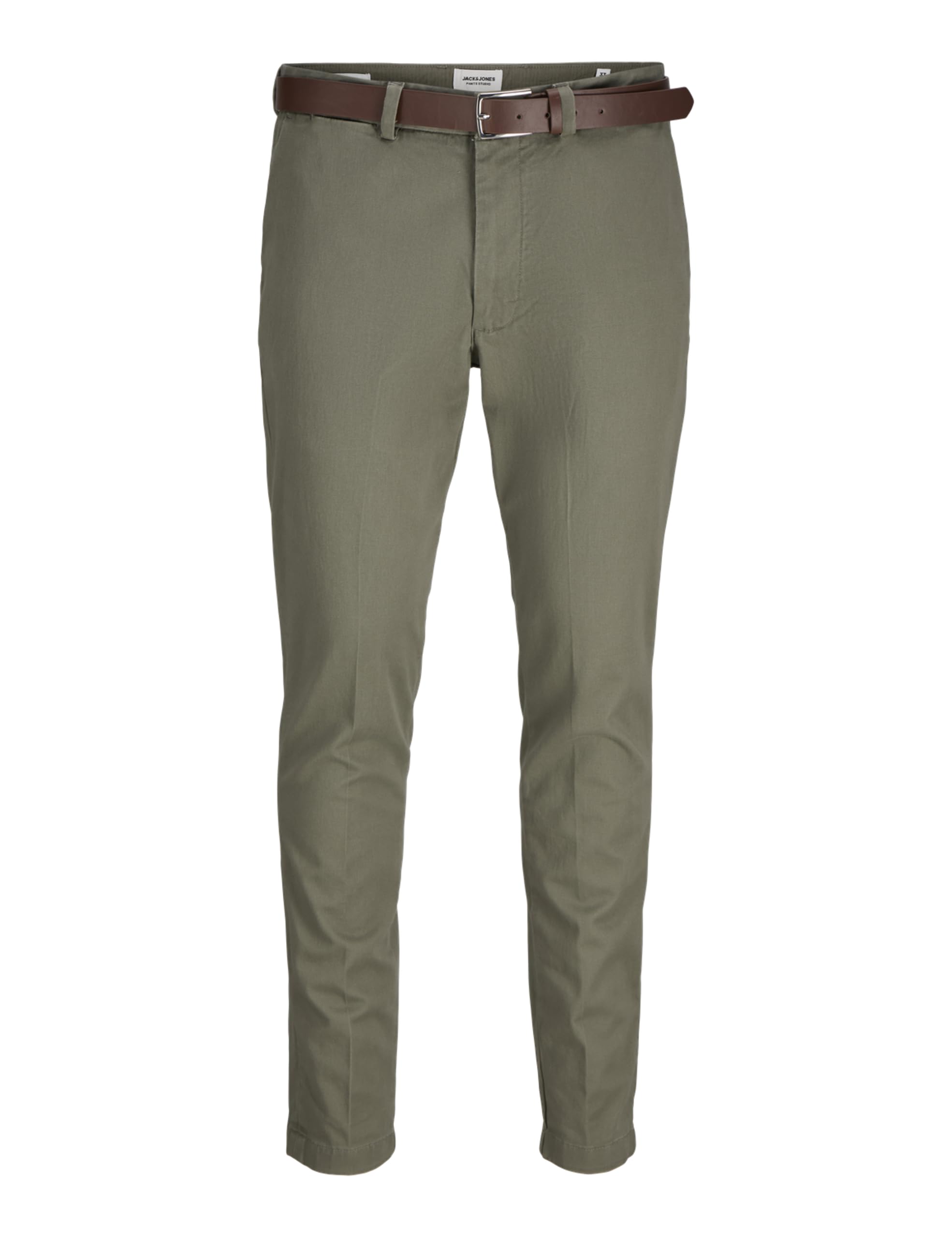 JACK & JONES Jpstmarco Franco Chino W Belt, Dusty Olive, 31 W/34 L