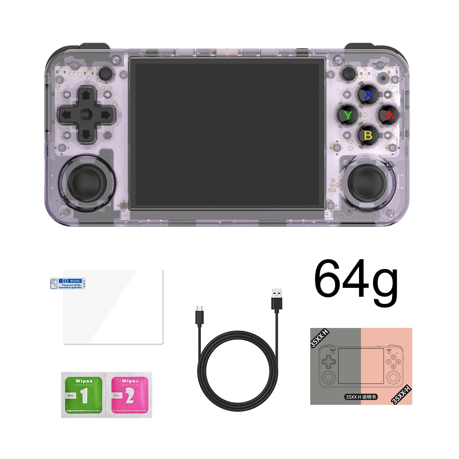 Console di portatile, Console di portatile retrò | Console di | arcade,Console di portatile portatile, videogiochi portatili con schermo da 3,5 pollici, miglior regalo per bambi