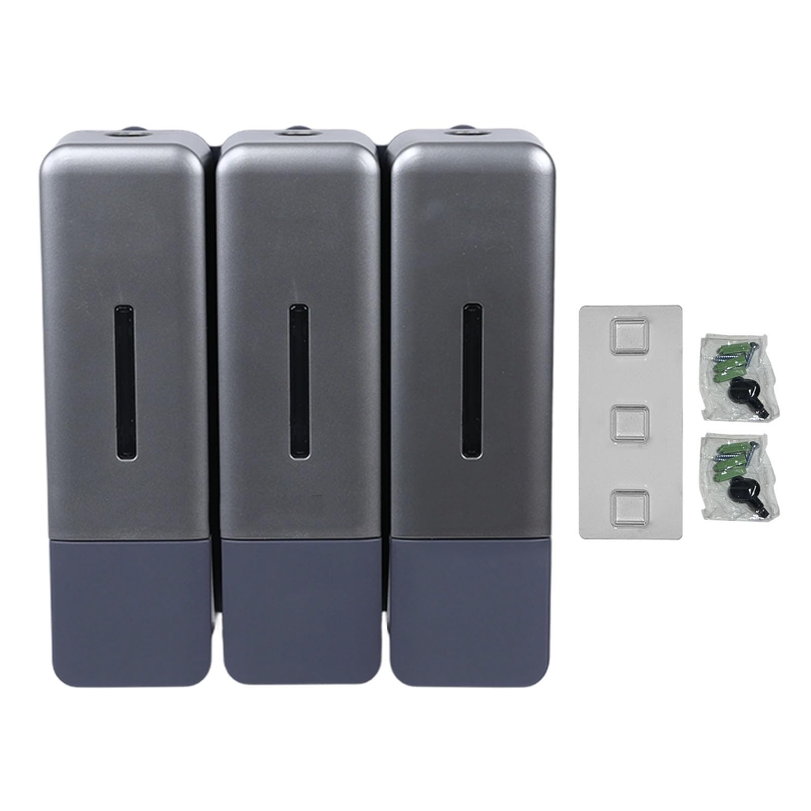 FTVOGUE Distributore di Sapone per Doccia, Contenitore con 3 Scomparti,