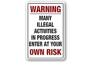 Funny Warning Signs For Bedroom