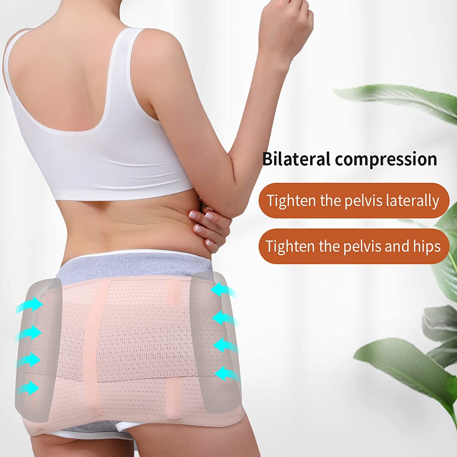 Pas wyszczuplający po porodzie pas podtrzymujący miednicę pas korygujący miednicę Hip Up Body Shaper Trwałość Nadaje się do poporodowej bielizny modelującej Poprawia postawę (ciało)