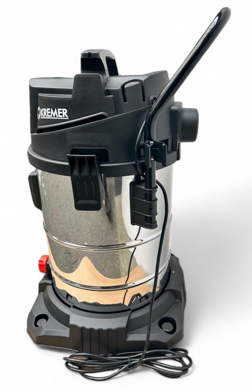 Aspirador Industrial húmedo/seco de 2400 W con depósito de 65 litros para Suciedad