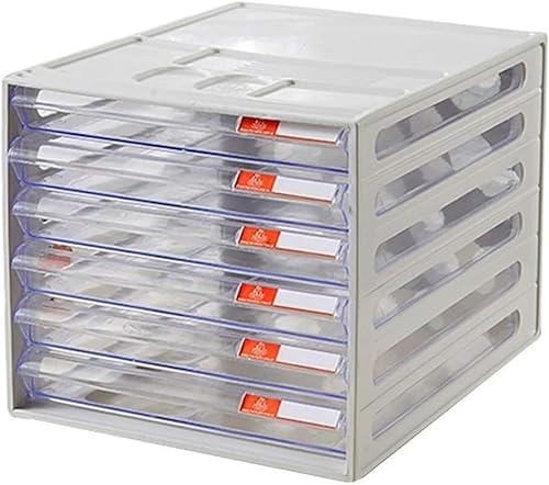 VUIKLCty Filing Cabinet Transparent Drawer Cabinet Lockable Plastic File Cabinet Plastic File Cabinet