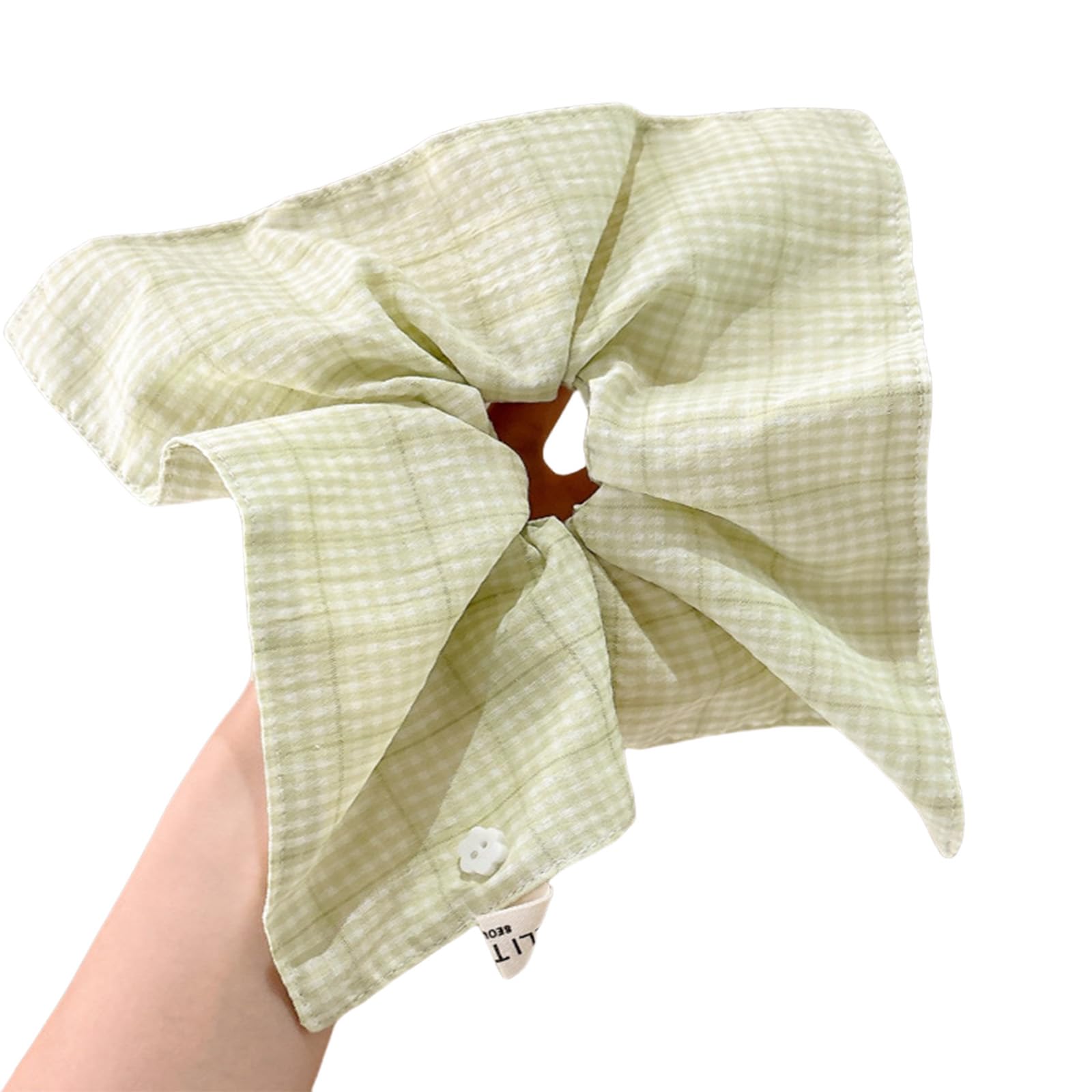 YUXITA Elegant French Bows Scarf Scrunchie Headbands Hair Accessory For Women Soft Fabric Hair Tie Multipurpose Styling