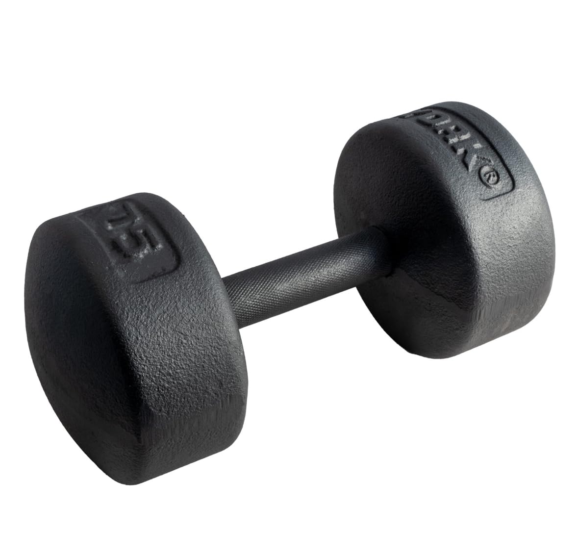 YORK Legacy Solid Round Dumbbell 75 LB, Black