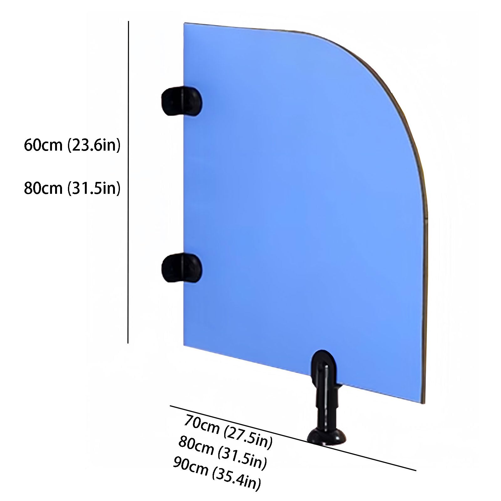 Cloison D'urinoir De Dessin Animé Pour Enfants, Cloison De Toilette Pour écran D'urinoir, Séparateur D'urinoir De Confidentialité, épaisseur 12 Mm, Pour écoles/ja(Size:70×80cm（27.5×31.5in）,Color:bleu)