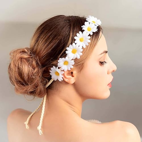 Zoestar - Corona de girasol para el pelo corona de flores para mujer