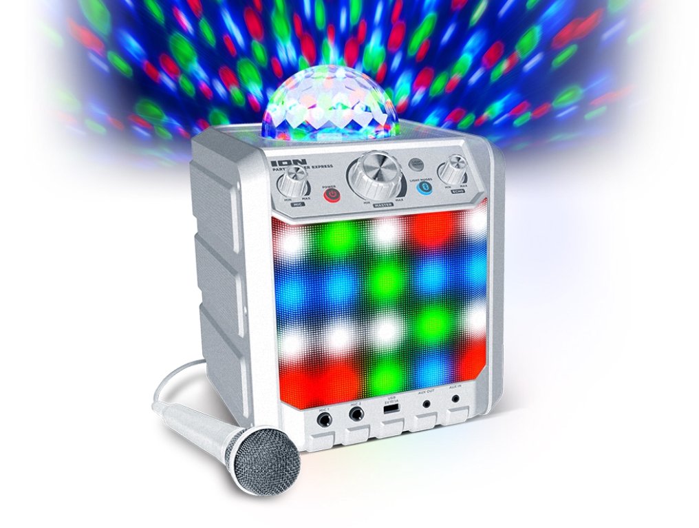 Ion Sound Party Rocker Express Bluetooth Speaker with Lights
