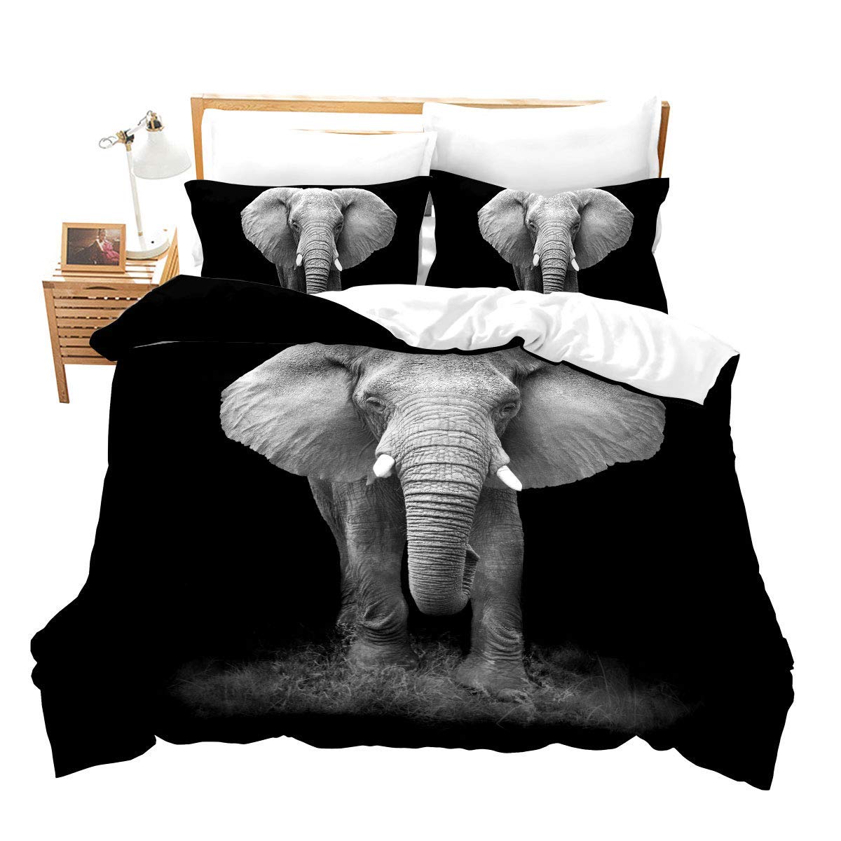 Elephant Duvet Cover Set Double Size - Image 4
