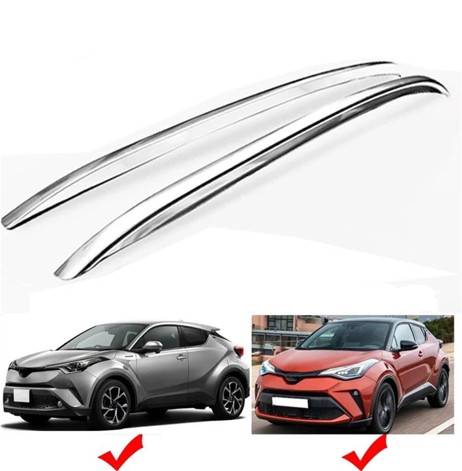 Porte-Bagages De Toit Barres De Toit pour Toyota pour CHR C-HR 2018 2019 2020 2021 2022 Compatible Barres De Toit