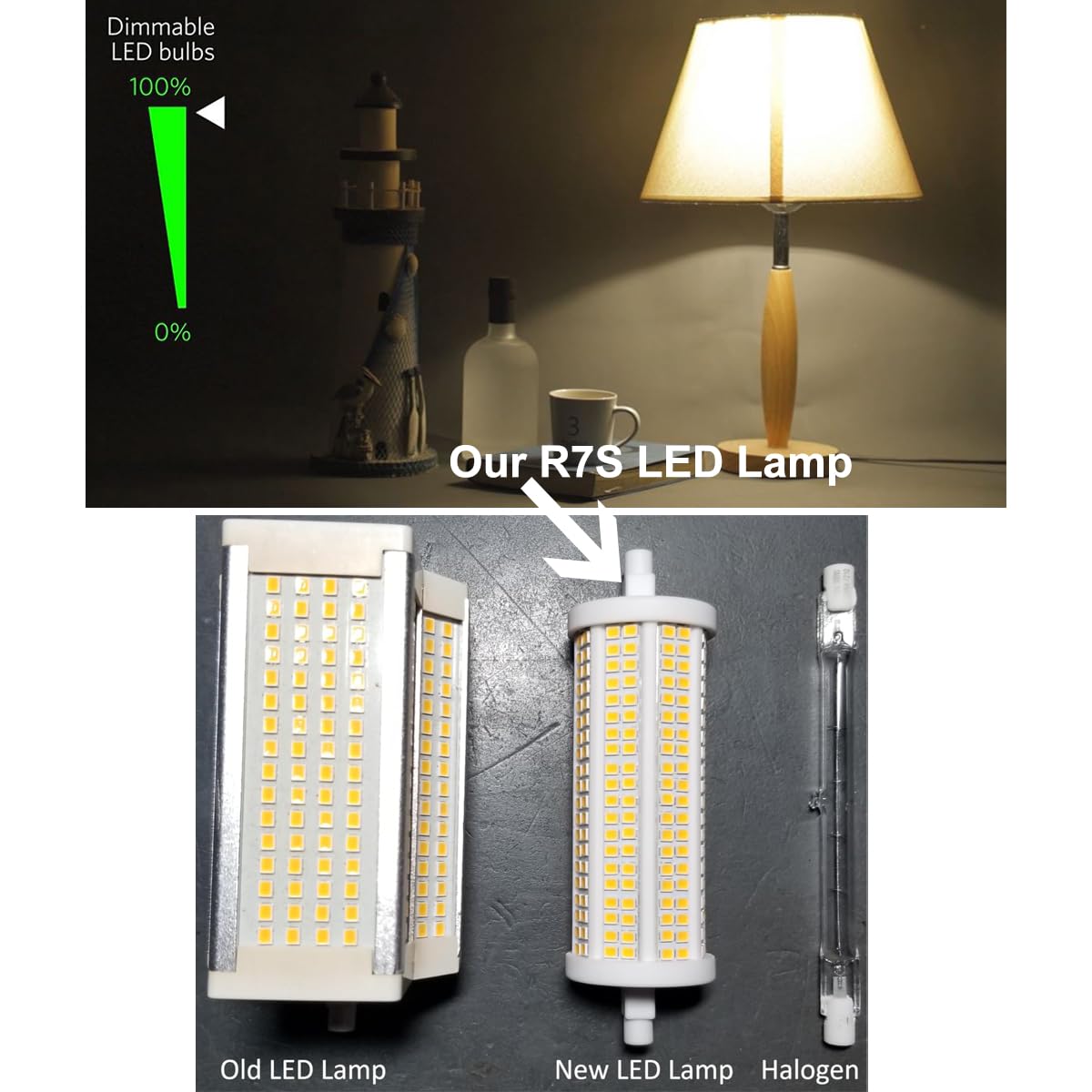 R7S 118mm LED Bulb 30W, J Type Double Ended Flood Light (300W