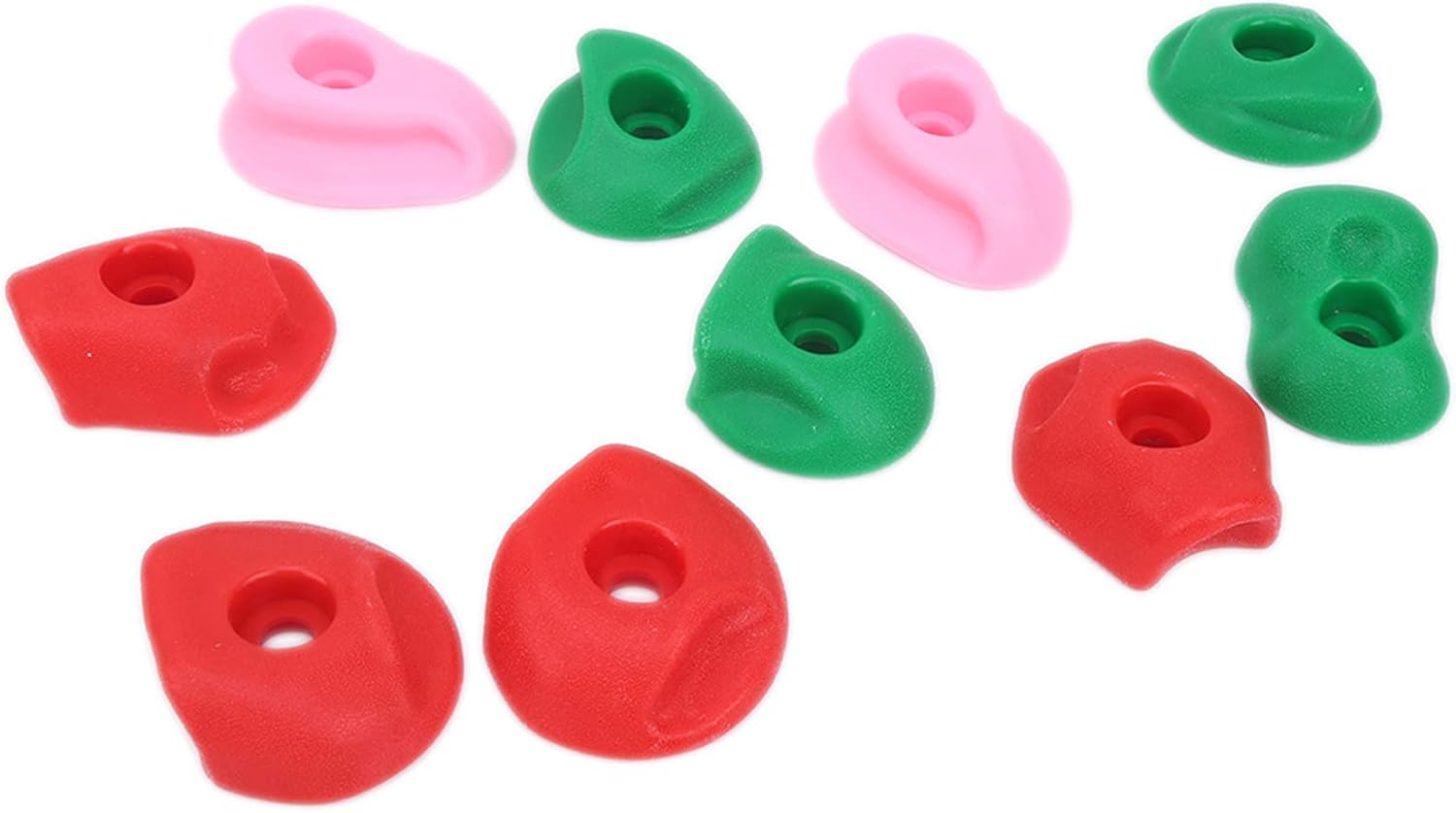 10 Pcs Climbing Holds, Adult Indoor Outdoor Rock Wall Climbing Kit, Multicolored Large Rock Large Rock Wall Grips (Small 10 Packs)