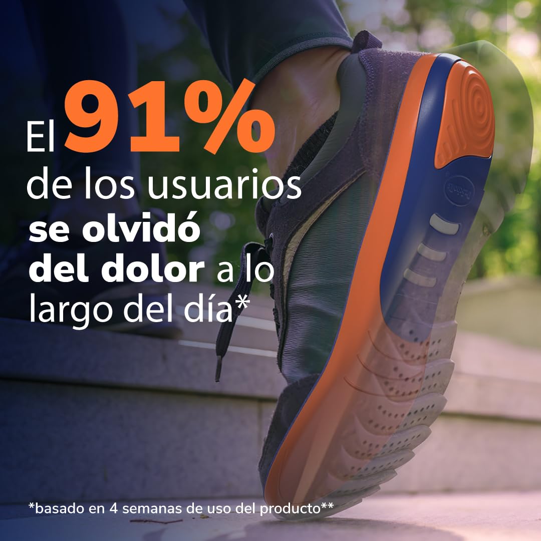 Dr. Scholl’s Advanced Pain Relief Plantillas Ortopédicas Hombres/Mujeres, resistentes para zapatos y botas, alivio fascitis plantar, soporte arco, pies planos, absorción impactos, soporta hasta 150kg