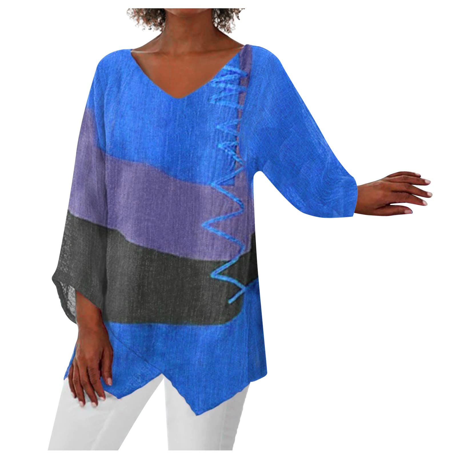 Womens St. Patrick's Day Printed Tunic Tops Crewneck Long Sleeve Blouses Long Sleeve Shirts for Women