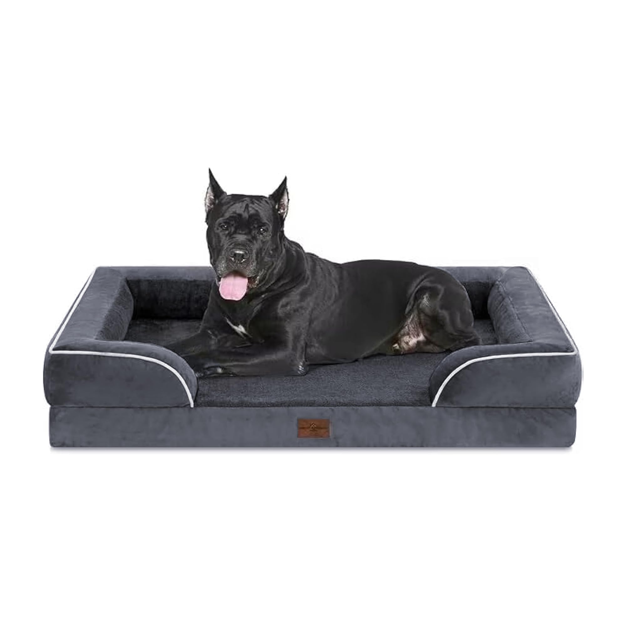 Comfort Expression Cama ortopédica para Perros extragrandes de 53 x 42 Pulgadas, Cama para Mascotas XXL de Espuma Impermeable con Cojines extraíbles, sofá para Perros con Funda Lavable y Parte