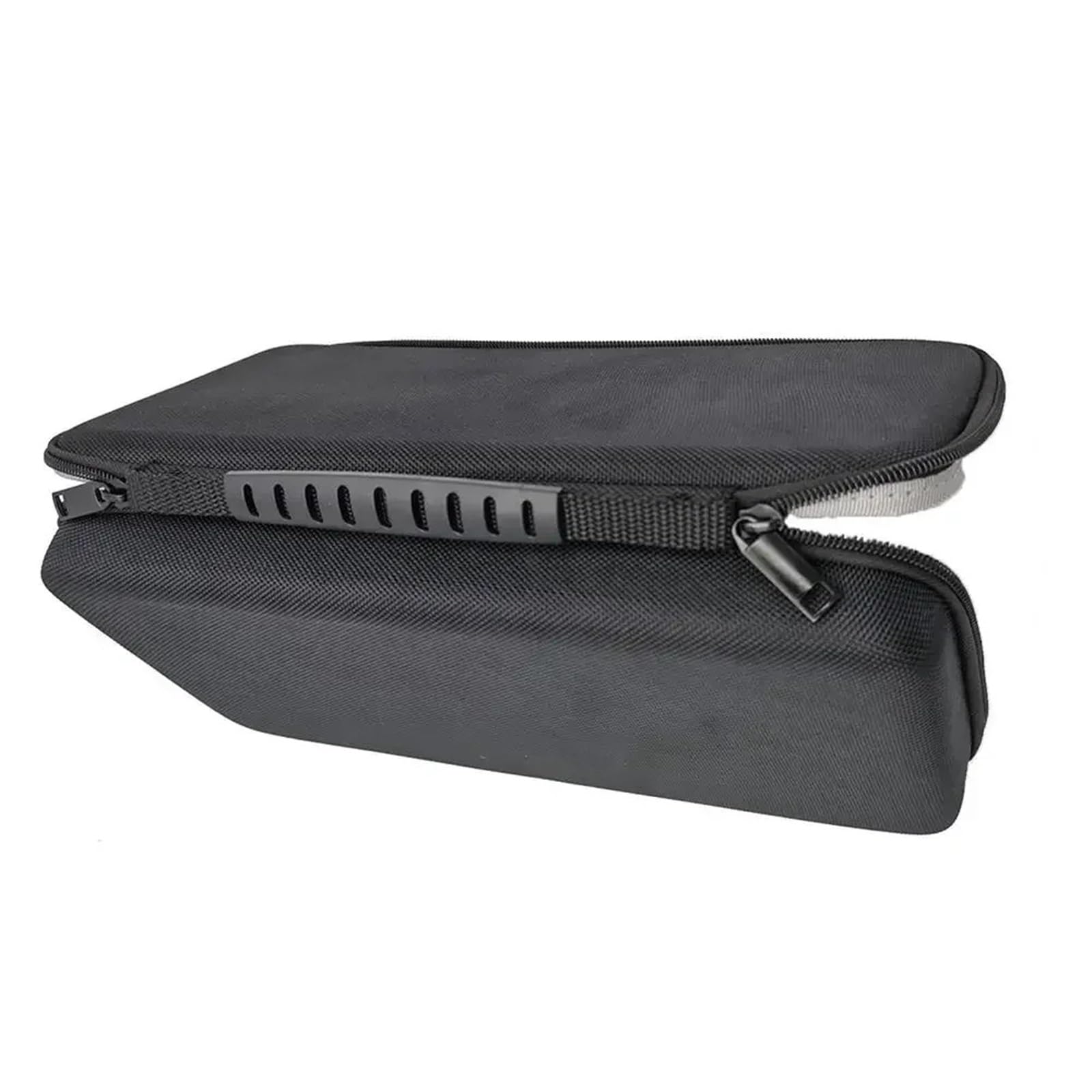 Przenośna torba do przechowywania, Keyboard Hard Case Double Zipper Black