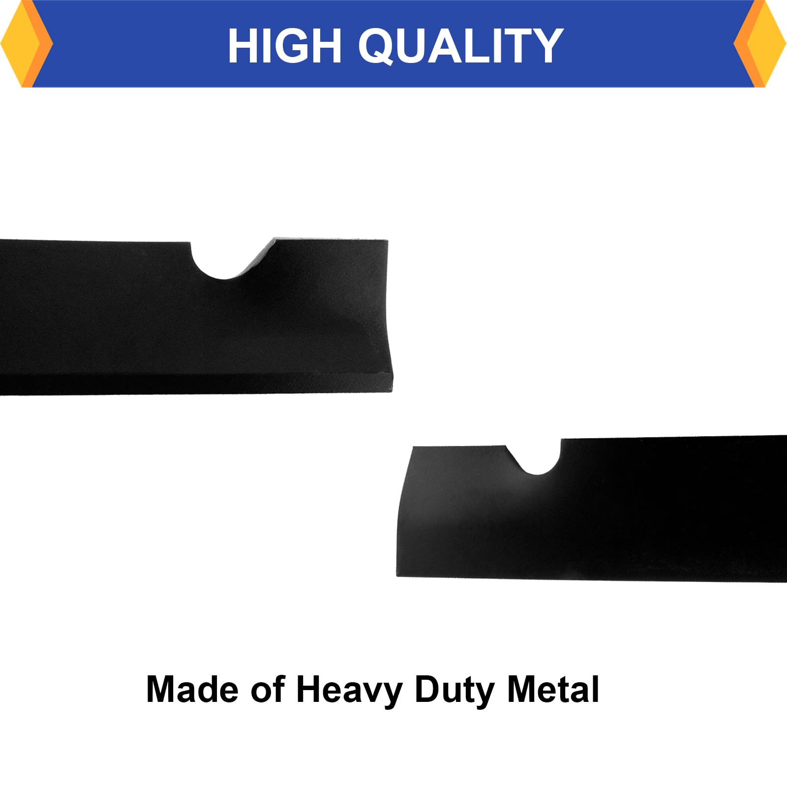 Paquete de 3 cuchillas de repuesto para cortacésped OEM 038-0005-00, compatibles con cortacésped Cut Bad Boy de 54 pulgadas