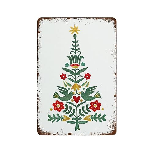 NAMEY Scandinavian Christmas Print, Watercolor Tree, Decoration, Holiday Decor, Norwegian