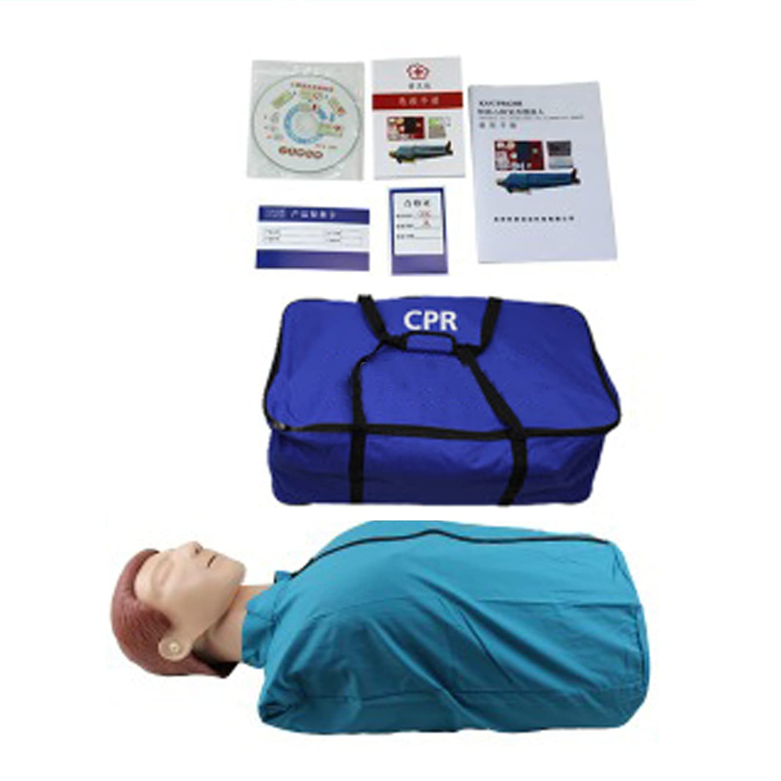 Buy CPR Manikin Cardiopulmonary Resuscitation Simulator Half Body CPR