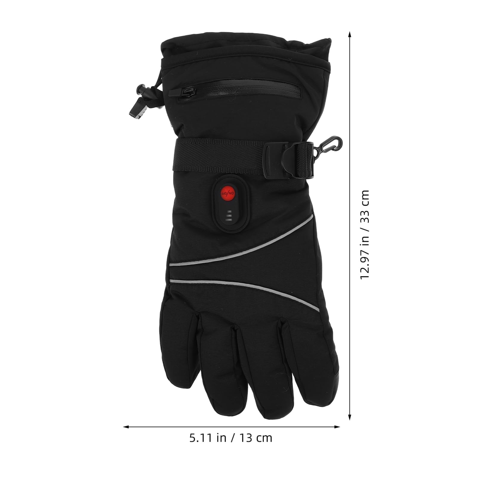 Gatuida Guanti Riscaldati Elettrici Ricaricabili per Donna e Uomo Scaldamani Funzione Touch Screen per Sport Invernali come Sci e Escursionismo Antivento e Traspiranti