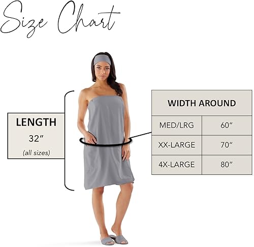 Miniatura 3 de Boca Terry - Envoltura de spa para mujer, toalla de microfibra para ducha, tamaño grande, toalla de baño con broches para después de la ducha,