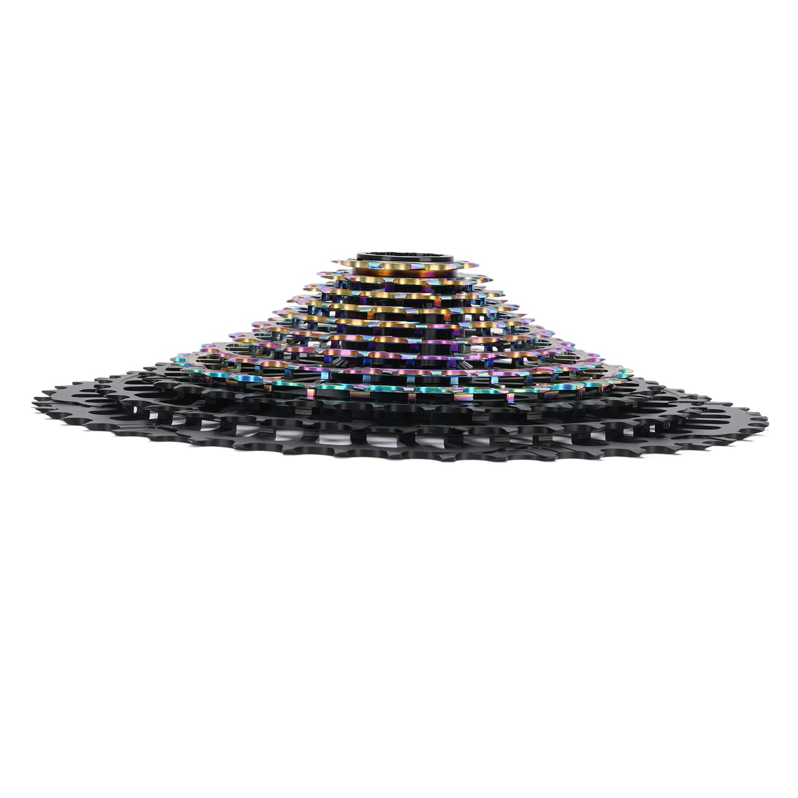 Tbest Cassette de Bicicleta Ultraligero 10 50T 12 Velocidades CNC Hueco Volante de Bicicleta Reemplazo XD Freehub Aplicable Ciclismo