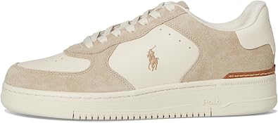 POLO RALPH LAUREN Masters Court Leather-Suede Sneakers