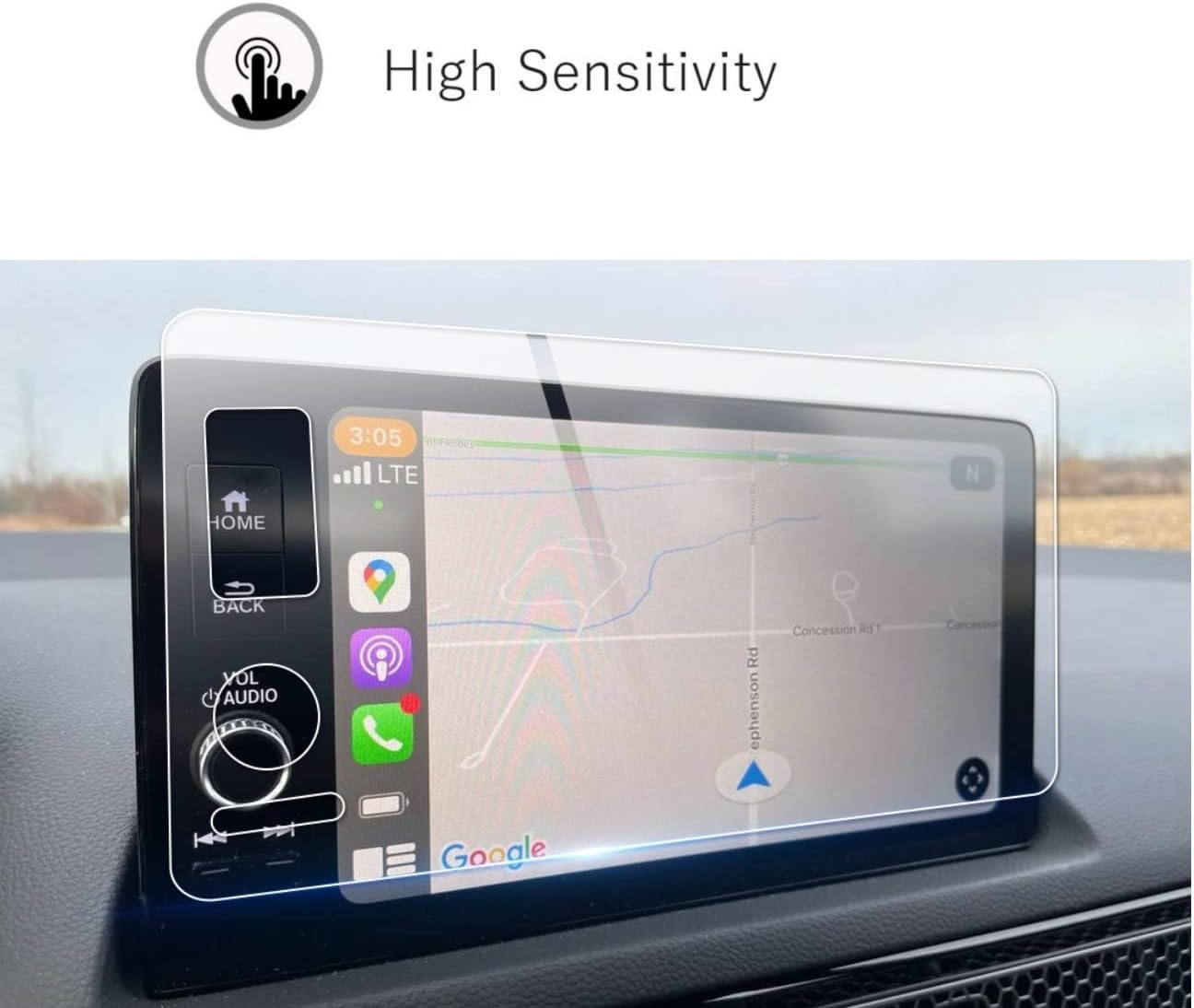mbsix tempered glass screen protector compatiple with 2023 hr v crv 9 inch touch screenhd clearscratch resistantanti glareprotecting hrv crv 9 inc