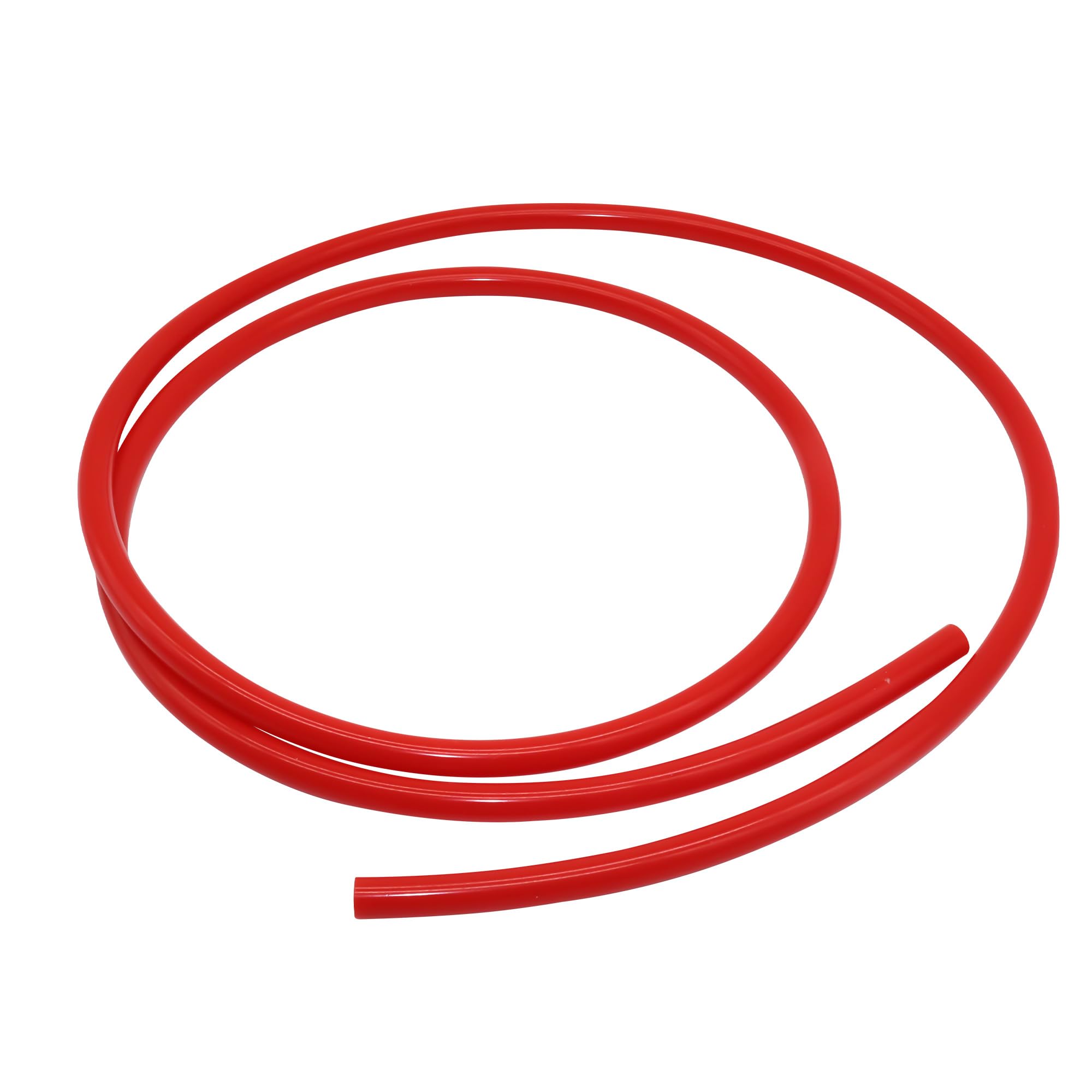 LAVMHAB Silicone Vacuum Hose 5mm ID 11mm OD 3mm Wall Thickness 1.5 Meters (4.9FT), Vacuum Silicone Tubing for Engine (Red)