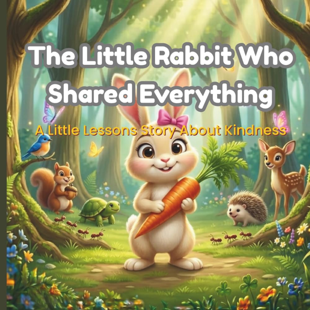 The Little Rabbit Who Shared Everything: A Heartwarming Children’s Story About Kindness, Sharing, and Friendship | Ages 3–8 | Bedtime Story Picture Book