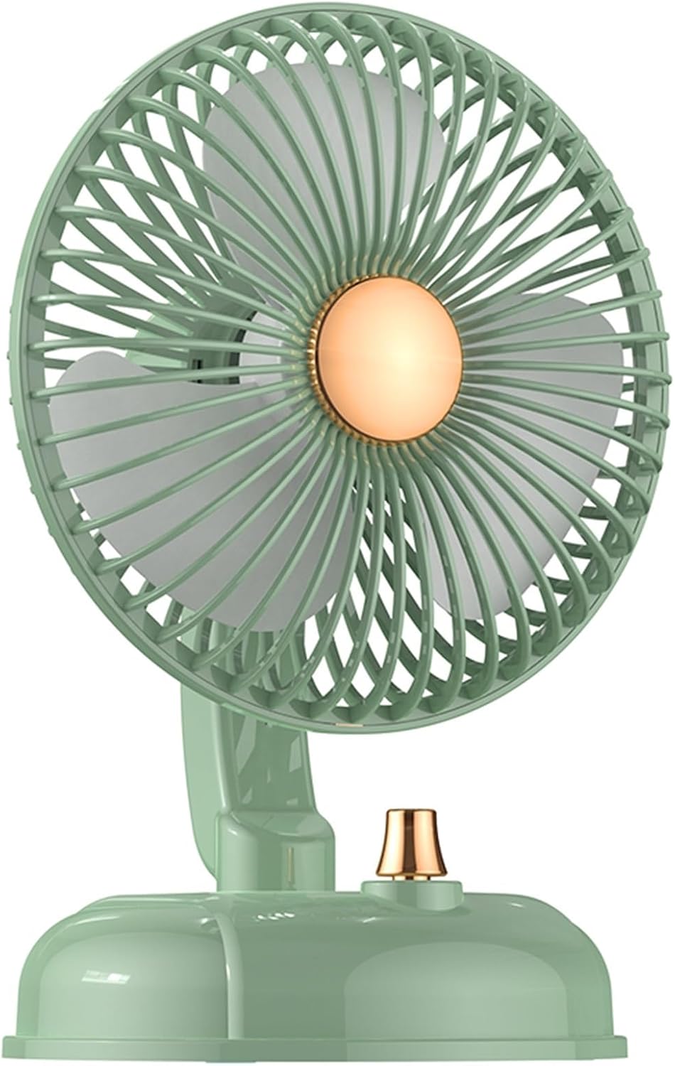 WOLWES Mini Fan Type-c Rechargeable Oscillating Head Portable Mini Fan For Outdoor Office Home Use (Color : 01)
