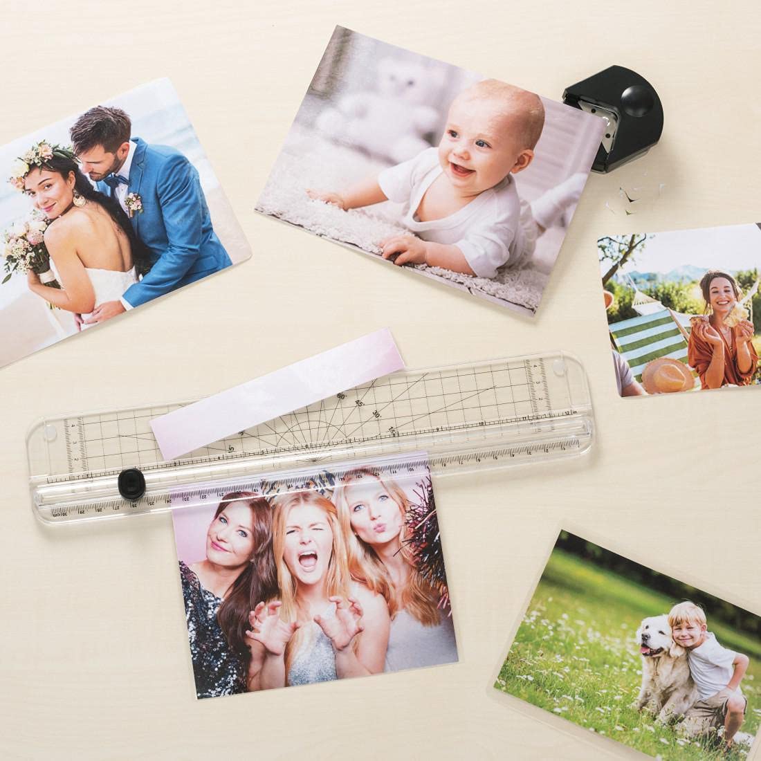 Hama Laminator Basic 4 w 1 zestaw DIN A4/230 (laminator na gorąco z dwoma rolkami, również do formatów DIN A5/A6 itp., do biura, domu i szkoły), czarny